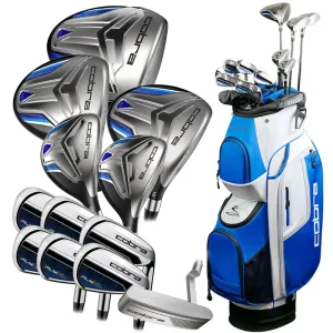 Just Arrived Cobra Fly XL 13-Piece Cart Bag Package Set - Steel - Regular Crowd Favorite, Golf travel essentials, TaylorMade Stealth driver