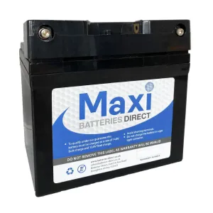 Just Arrived Maxi Power 36 Hole Golf Battery 12v x 33Ah - PowaKaddy Compatible Best-Selling, Yellow golf balls