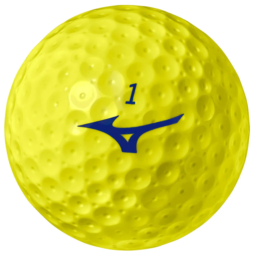 Mizuno RB566 Golf Balls - Yellow - 12 Pack, Golf club cleaner, UV protection golf hat