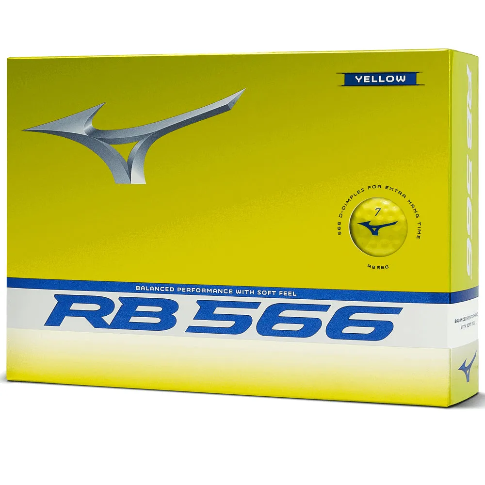 Mizuno RB566 Golf Balls - Yellow - 12 Pack, Golf cleats replacement, XXL golf gloves, Golf shaft puller tool