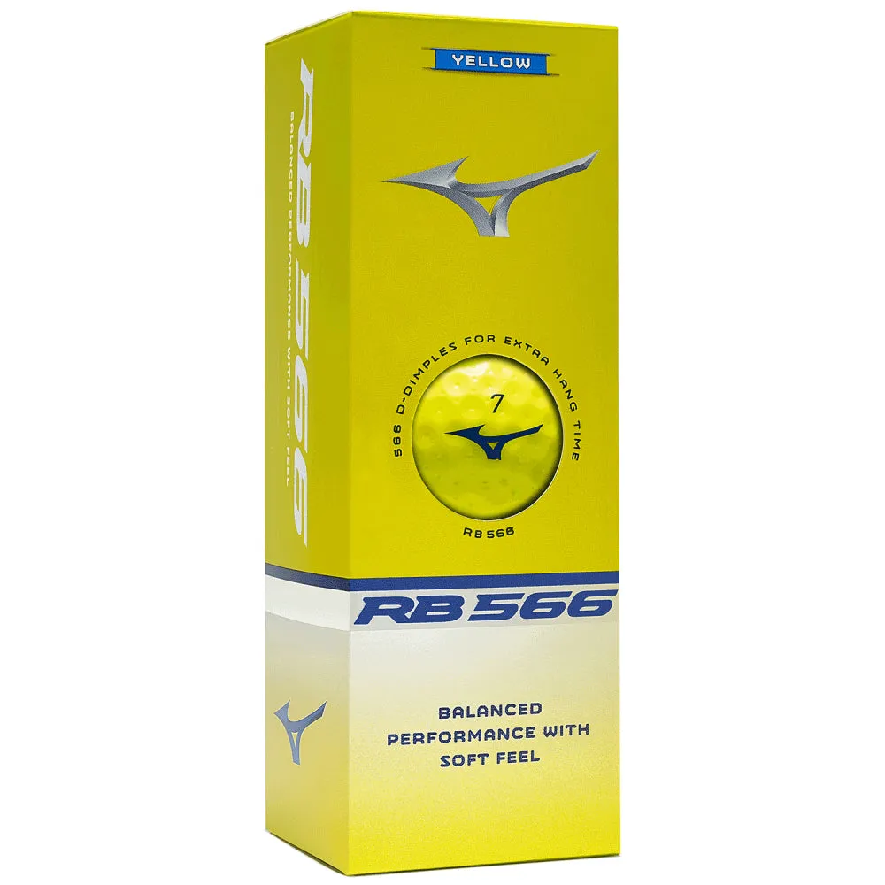 Mizuno RB566 Golf Balls - Yellow - 12 Pack, Golf fitness equipment, Used golf clubs near me