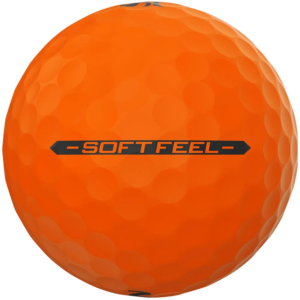 Srixon Soft Feel Golf Balls - Brite Orange - 12 Pack, Lightweight golf bag, Best waterproof golf shoes for walking, Solar powered golf cart