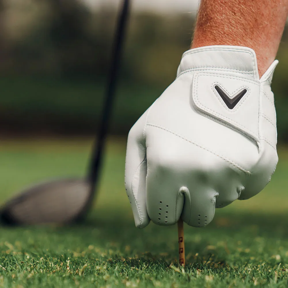 Callaway Tour Authentic Glove - White, Golf cleats replacement