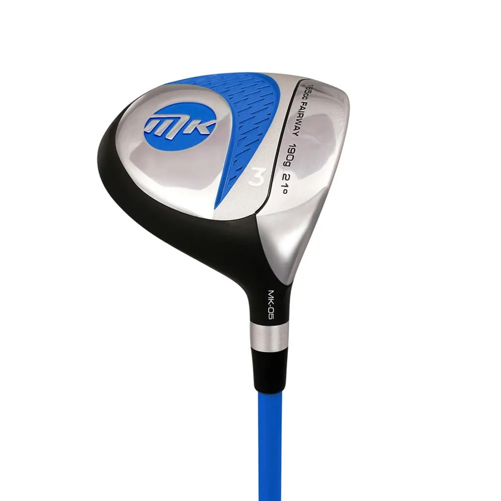 Mkids Pro Junior Half Set - Blue (61 Inch Tall) (Ages 10-12), Golf gloves for men, Golf cleats replacement, Golf ball retriever