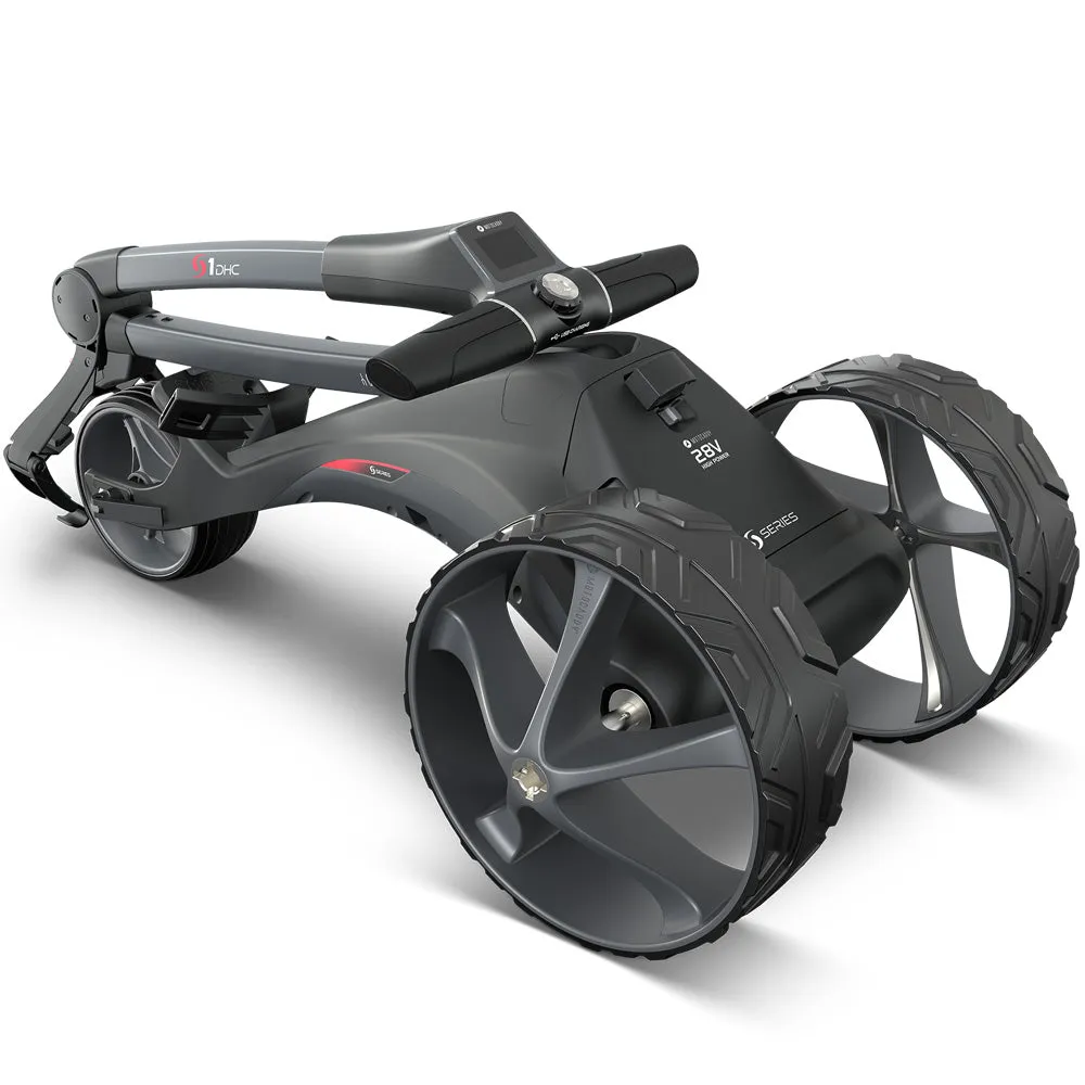 Motocaddy S1 DHC Electric Golf Trolley - Graphite - 2025, Best golf irons, Golf club travel bag hard case