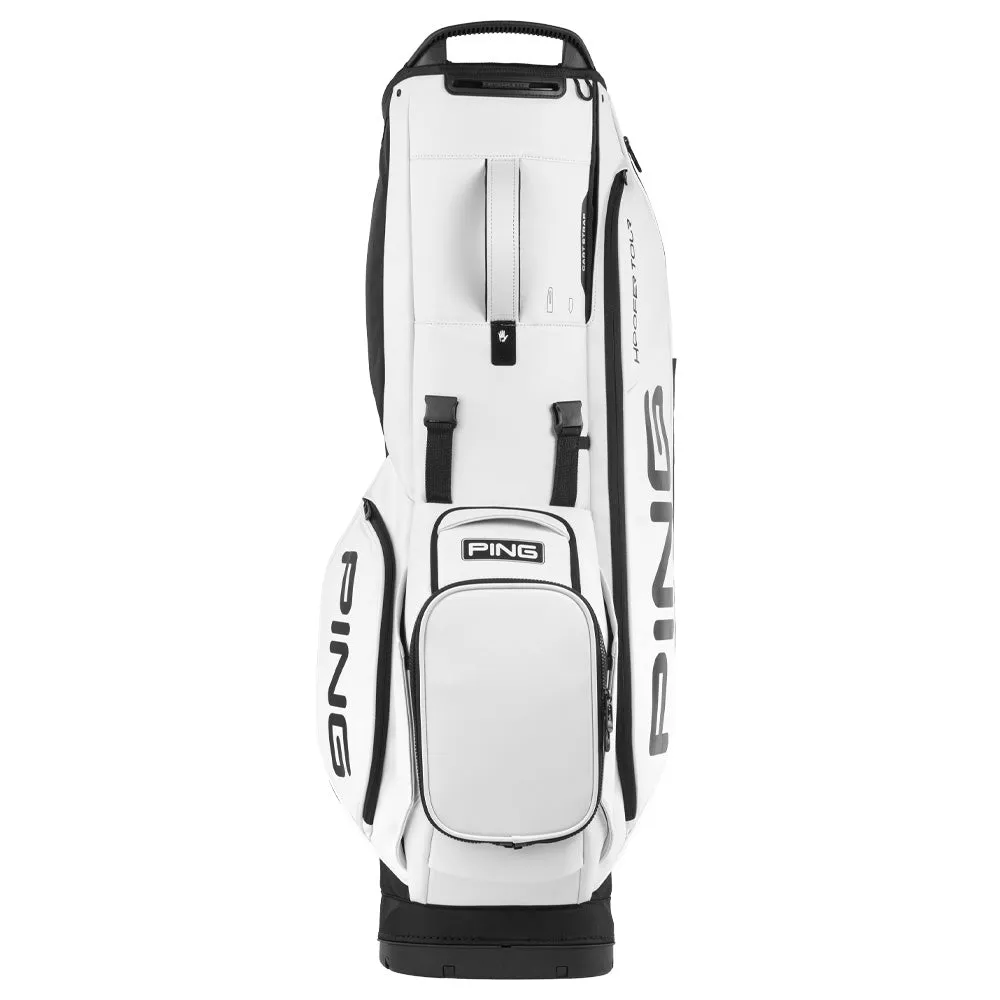 Ping Hoofer Tour 244 Stand Bag - White/Black, Personalized golf tees, Left-handed golf clubs, Golf balls for distance