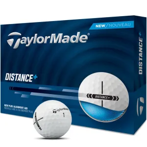 Just Dropped TaylorMade Distance  Golf Balls - White - 12 Pack You Deserve This, Golf ball markers, Low spin golf driver, Leather golf gloves