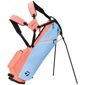 Just Dropped TaylorMade Flextech Stand Bag - Light Blue/Coral Hot Deal, Golf wedges 52 degree, Golf club head covers, Golf cart bag with 14 dividers