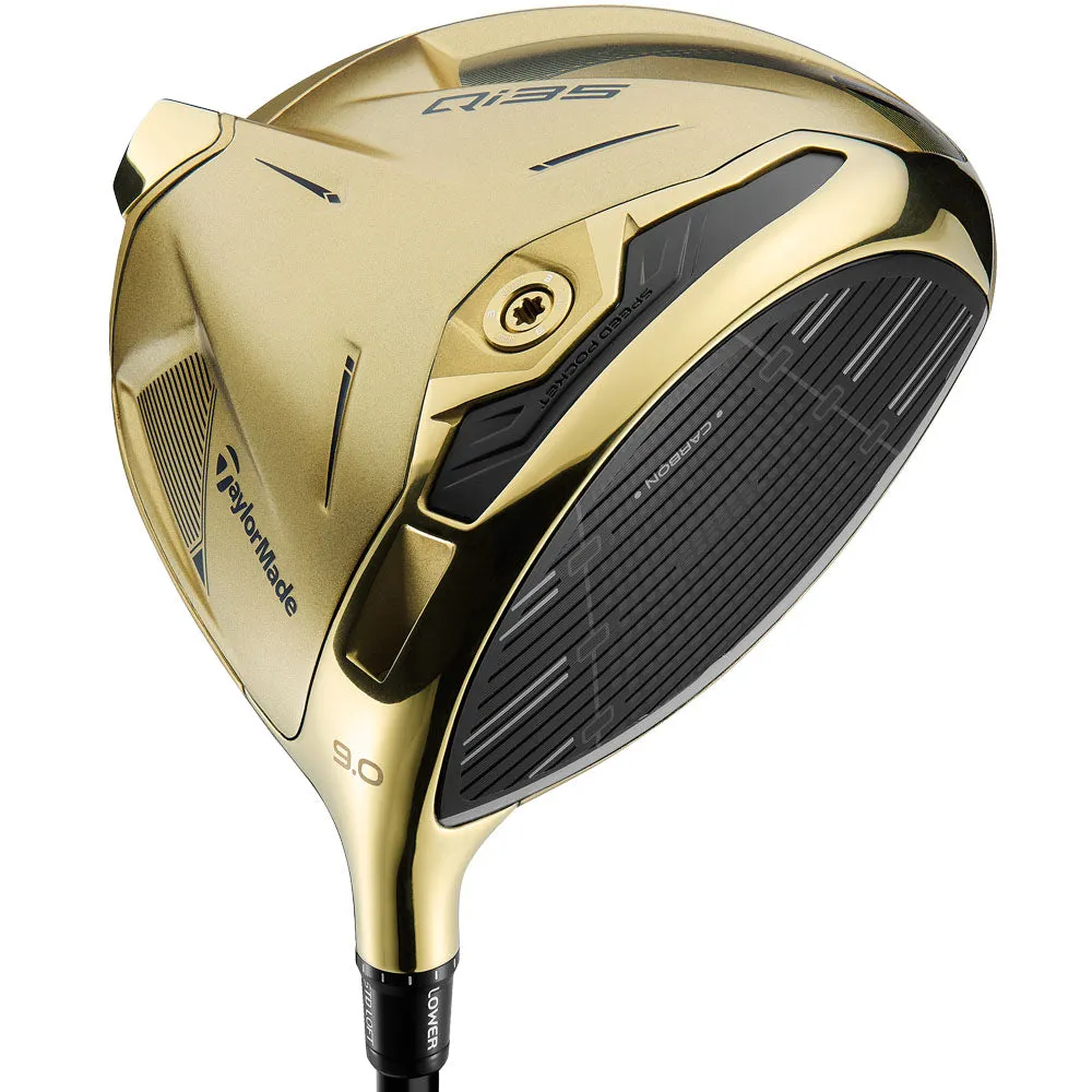 TaylorMade Qi35 Ltd Edition Designer Series Driver - Gold, Black Friday golf deals, Golf tournament gifts, Biodegradable golf balls