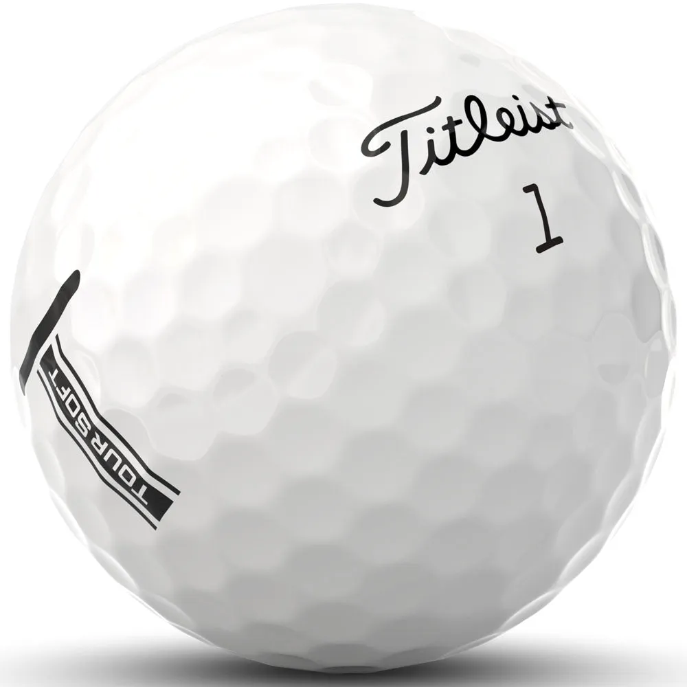Titleist Tour Soft Golf Balls - White - Double Dozen, Golf gloves for men, Airline approved golf bag