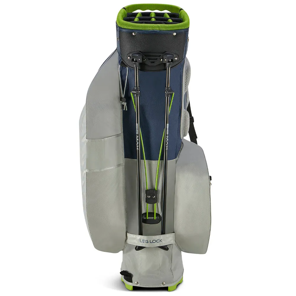 Big Max Aqua Hybrid 4 Waterproof Stand Bag - Navy/Grey/Lime, Wide width golf shoes
