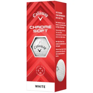 Just for You Callaway Chrome Soft Golf Balls - White - 3 Sleeve Your Top Pick, Personalized golf bag, Breathable golf pants