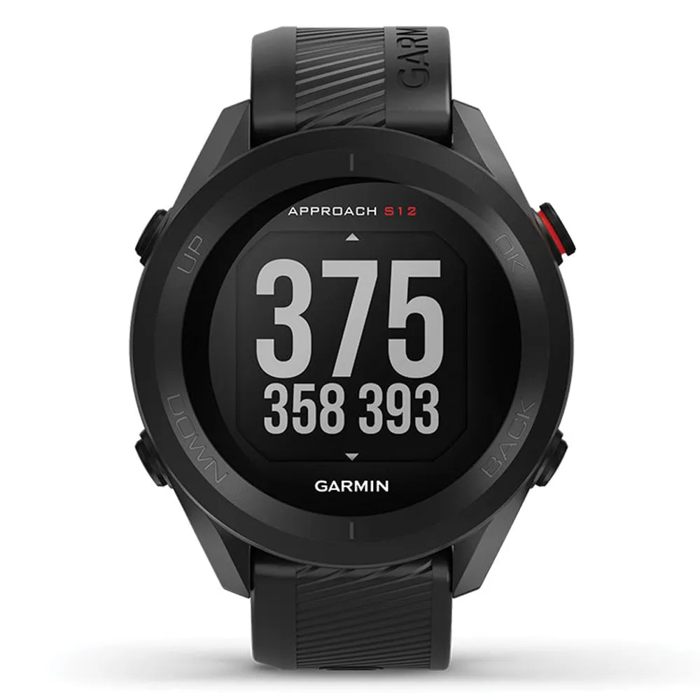 Garmin Approach S12 Golf GPS Watch - Black, Golf gloves for men
