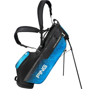 Just for You Ping Hoofer Monsoon 231 Stand Bag - Black/Blue Built to Impress, Golf ball finder glasses, Breathable golf pants