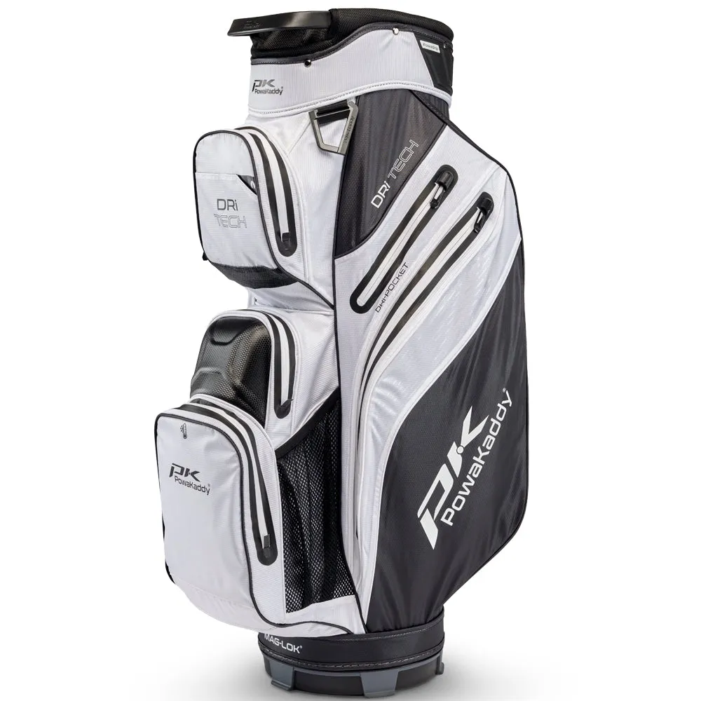 Just for You PowaKaddy Dri-TECH Waterproof Cart Bag -  White/Black Power Up Your Day, Golf practice net, Titleist TSR3 driver