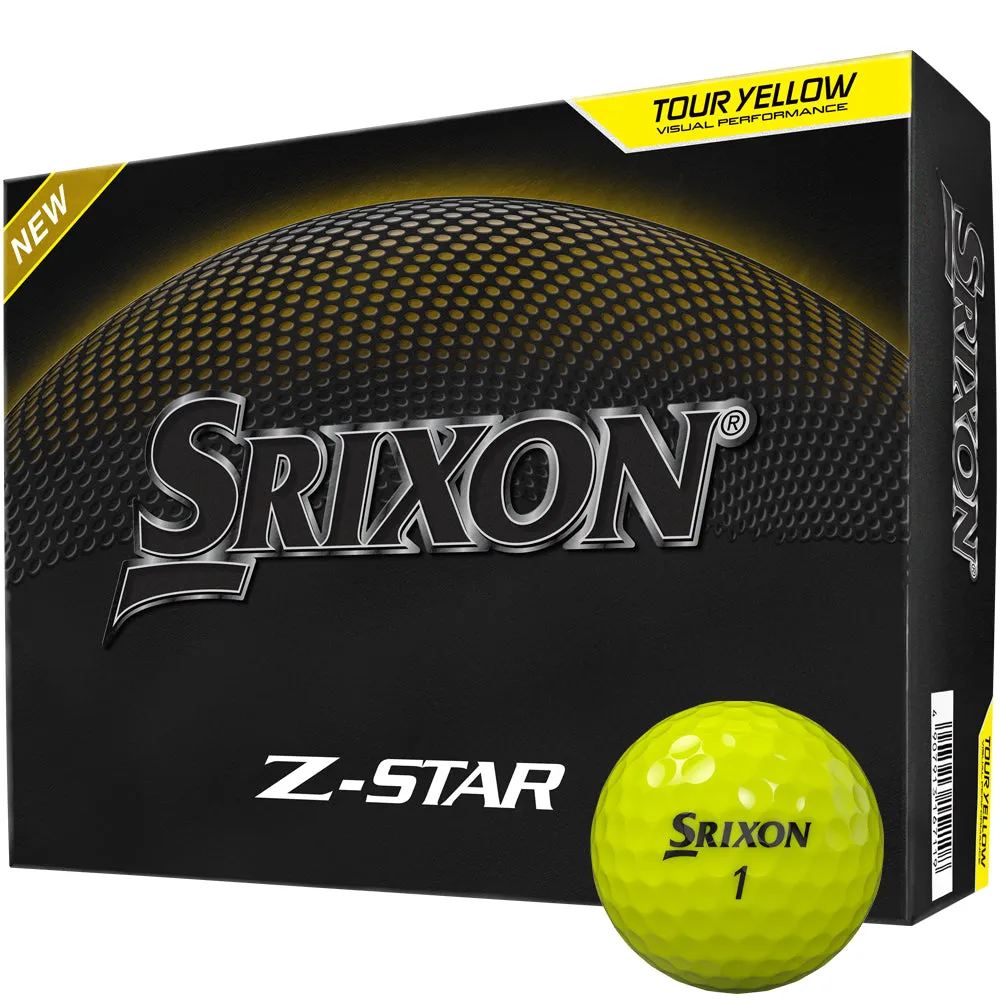 Just for You Srixon Z-Star Golf Balls - Yellow - 12 Pack Shop the Hype, Shot tracking golf sensor