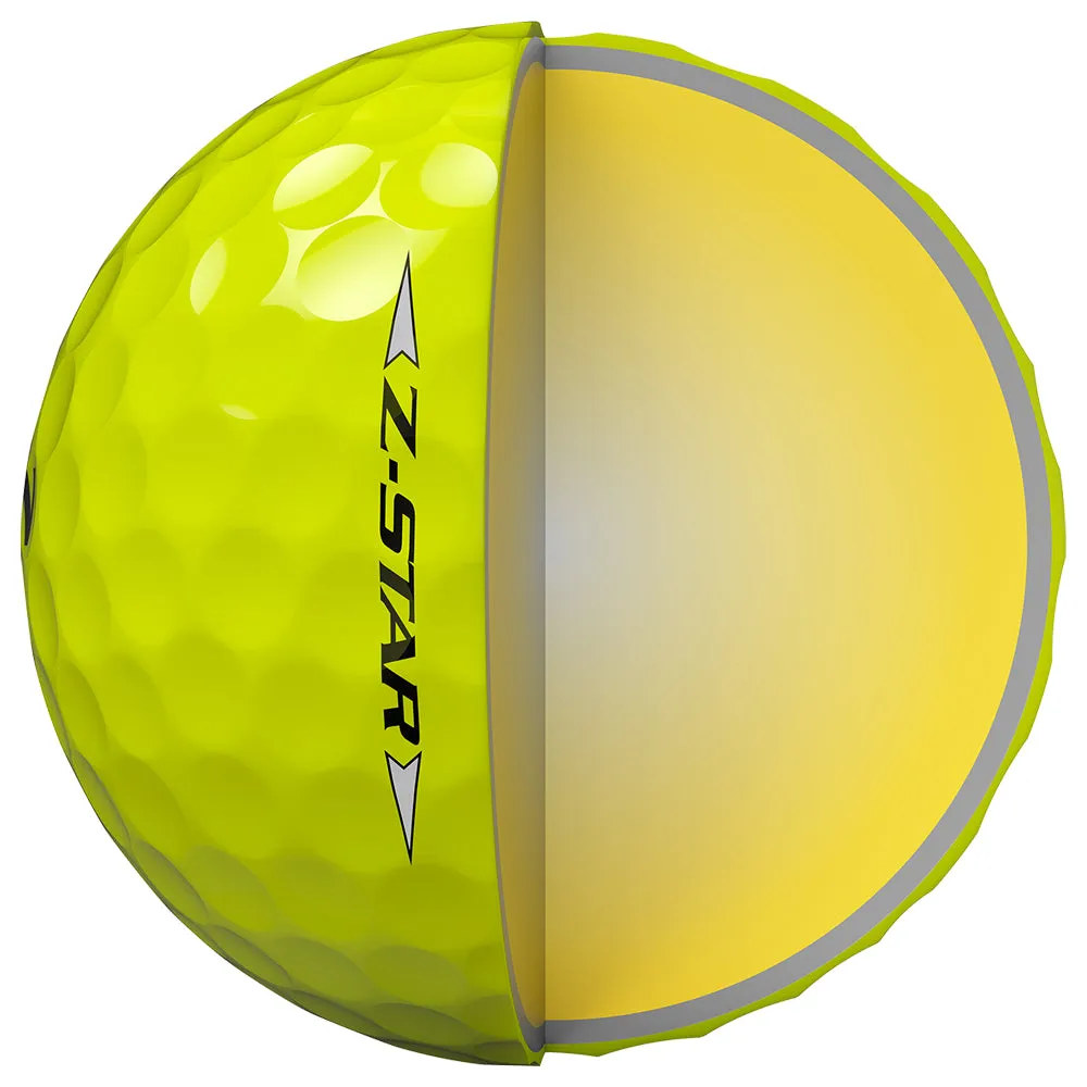 Srixon Z-Star Golf Balls - Yellow - 12 Pack, Golf vest for men, Ping G430 hybrid, High visibility golf balls