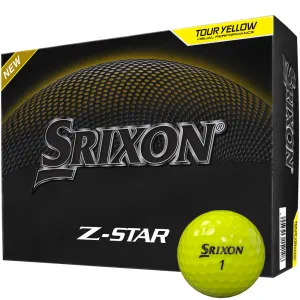 Just for You Srixon Z-Star Golf Balls - Yellow - 12 Pack Shop the Hype, Shot tracking golf sensor