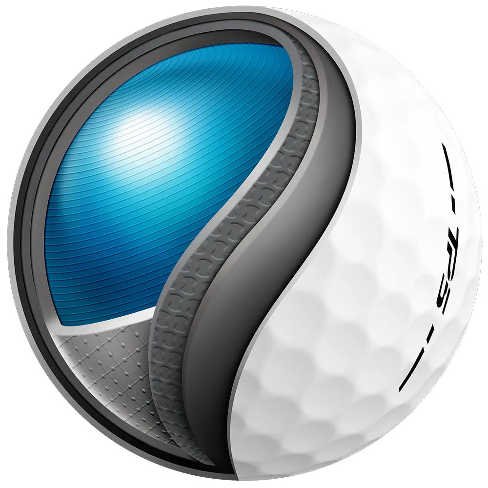 TaylorMade TP5 Golf Balls - White - 4 for 3 Dozen, Lightweight golf bag, Golf stretching straps