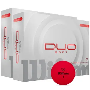 Just for You Wilson Staff Duo Soft Golf Balls - Red - Double Dozen Just Unboxed, Top-rated golf rangefinders 2024