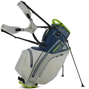 Just Unboxed Big Max Aqua Hybrid 4 Waterproof Stand Bag - Navy/Grey/Lime Moving Fast, Black Friday golf deals