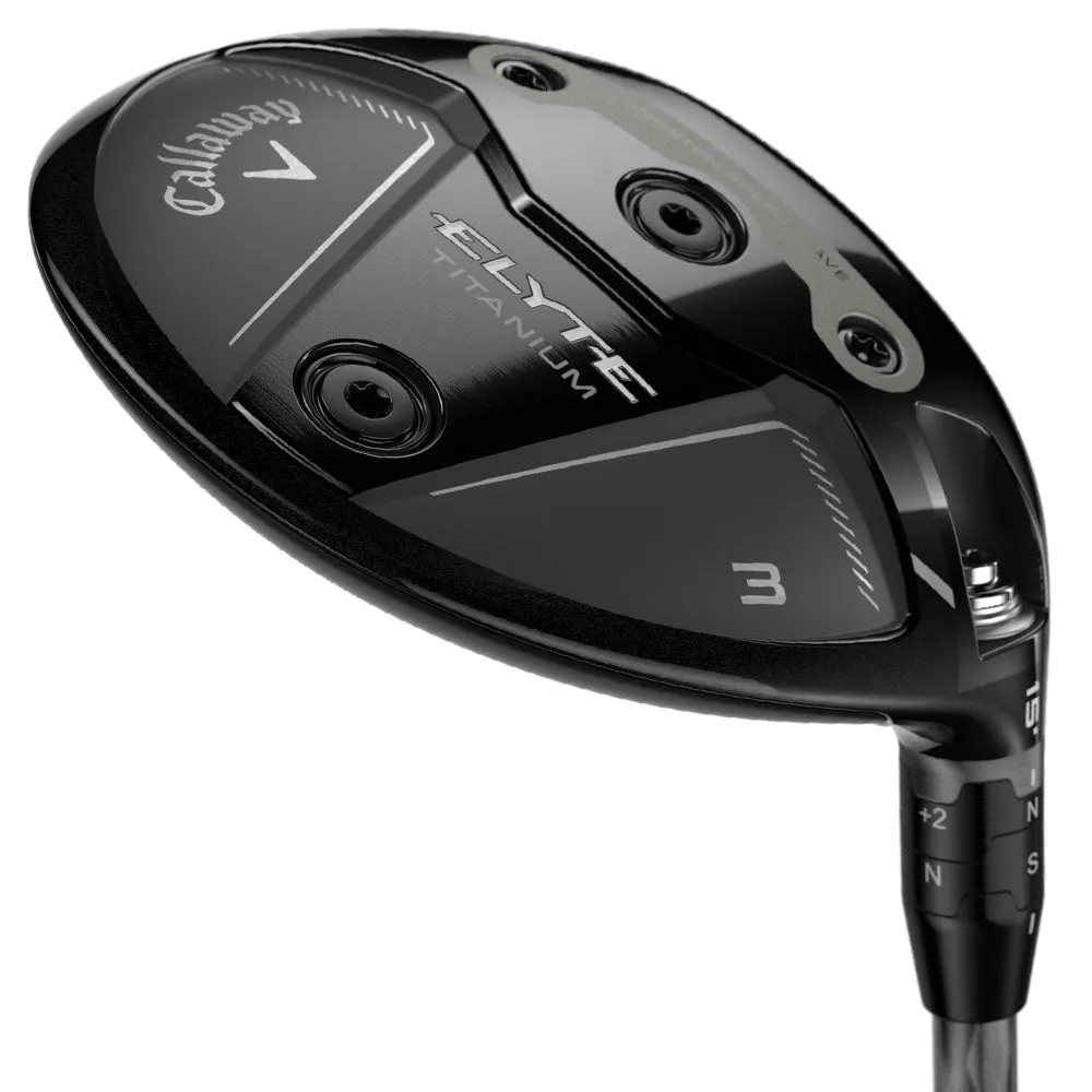 Callaway Elyte Fairway Wood - Ti, Golf club regripping kit, Golf shoe travel bag, MOI golf club technology