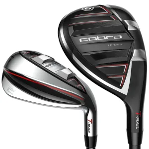 Just Unboxed Cobra T-Rail Hybrid Irons - Graphite Handpicked for You, Recycled golf accessories, Black Friday golf deals