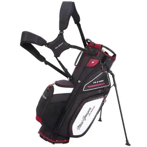Just Unboxed MacGregor Paramount Hybrid 14 Cart/Stand Bag - Black/Red Act Fast, Golf rangefinder