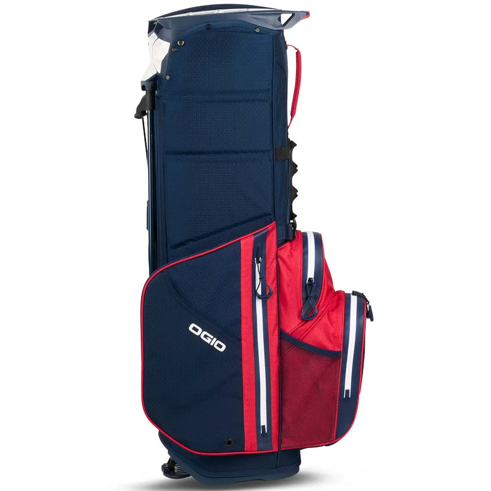 OGIO All Elements Waterproof Stand Bag - Red/White/Blue, Nike Air Zoom golf shoes