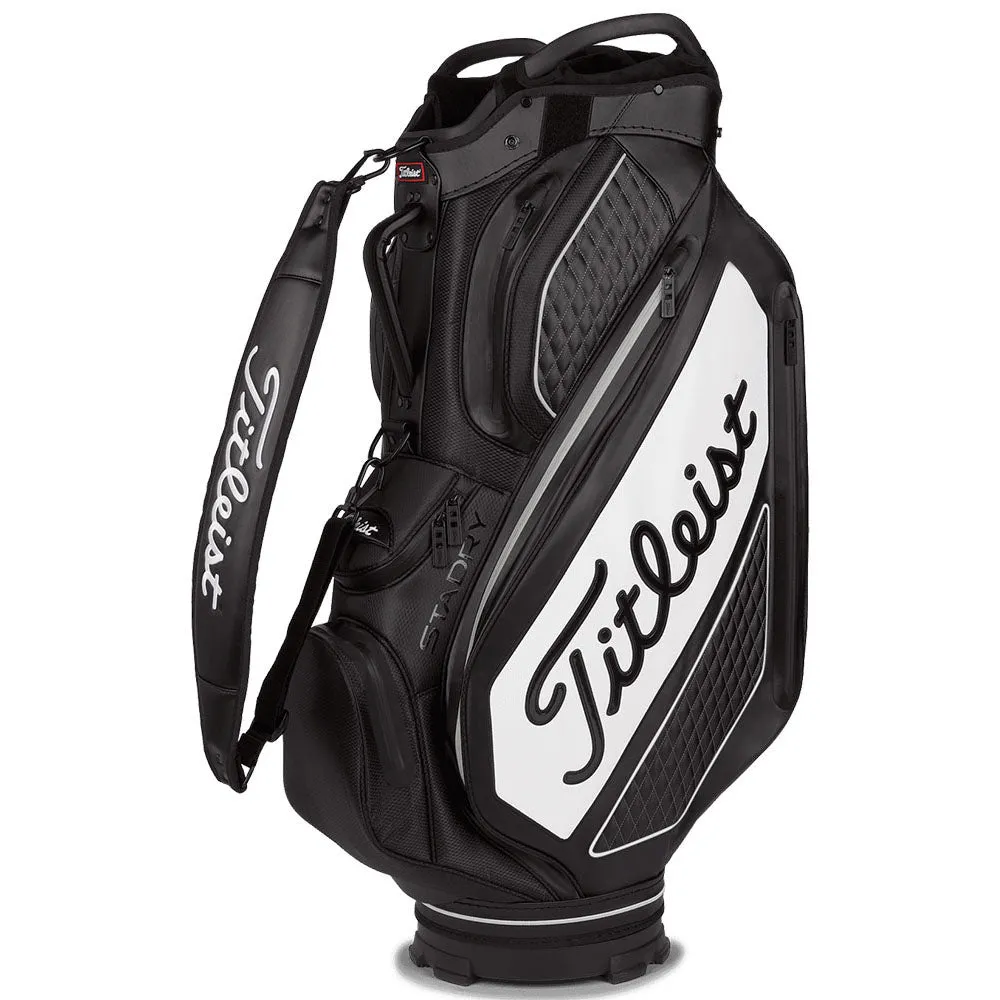 Just Unboxed Titleist Tour Series Premium StaDry Waterproof Cart Bag - Black/White Best-Selling, Breathable golf pants