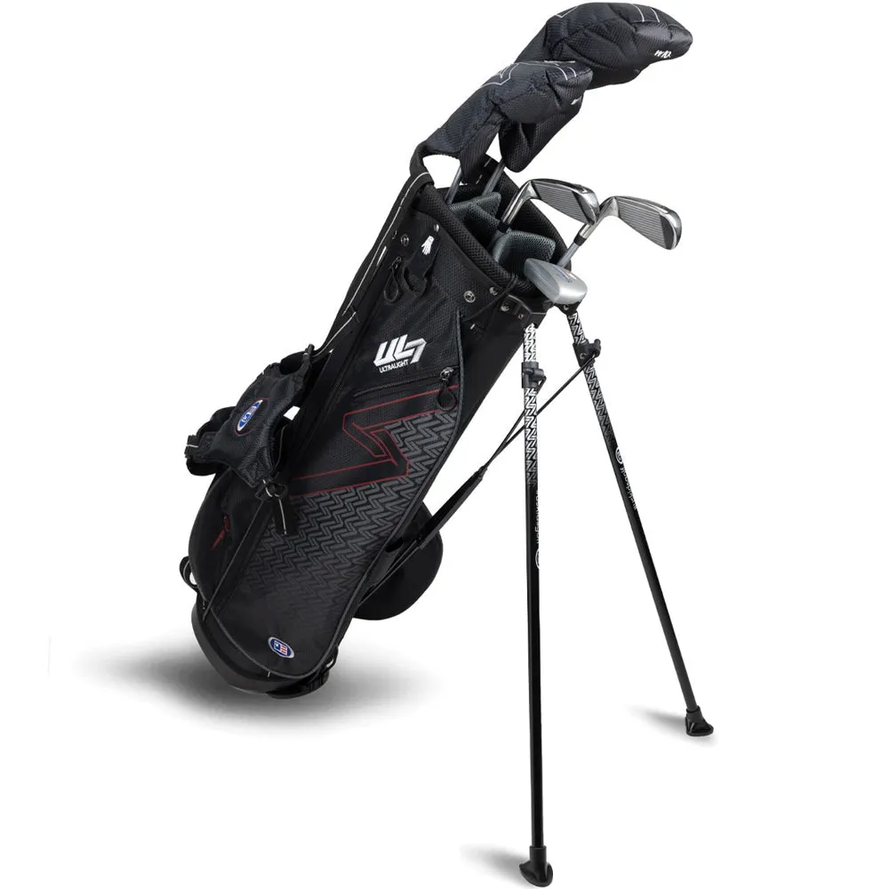 U.S Kids Golf Junior Ultralight 7 60 5 Club Stand Set - (60-63" Golfer Height), Golf club travel bag hard case