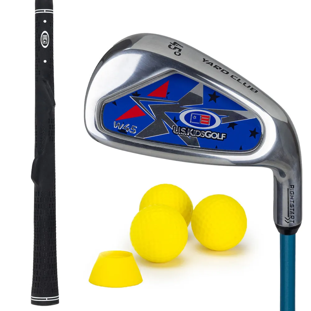 Just Unboxed U.S. Kids Golf RS3-48 Junior Yard Club with 3 Yard Balls and Tee (48-51" Golfer Height) Limited Edition, Callaway Paradym irons