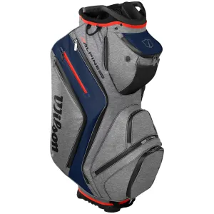 Just Unboxed Wilson Alpine Dry Waterproof Cart 14 Bag - Navy/Grey/Red Todays Pick, Golf bag rain cover