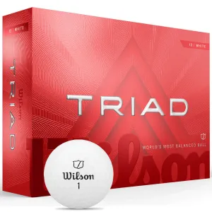 Just Unboxed Wilson Triad Golf Balls - White - 12 Pack Shop the Hype, Golf club fitting near me, Golf cleats replacement, Golf launch monitor