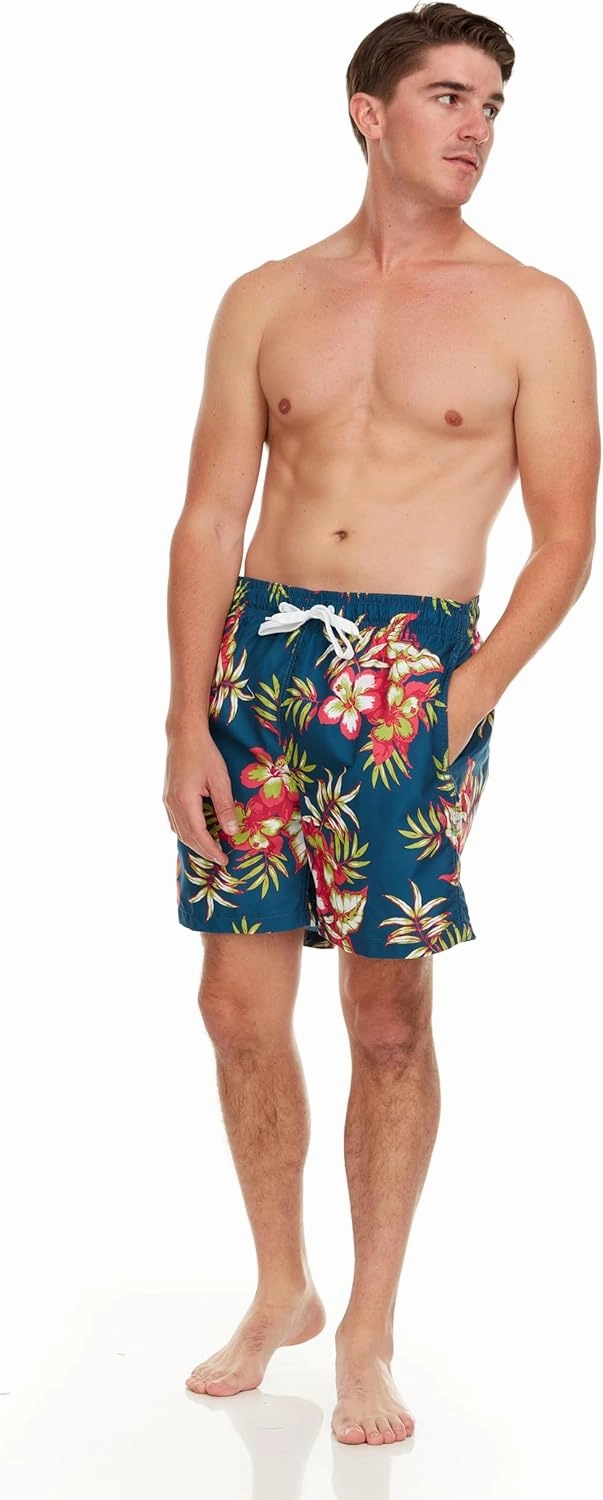Kanu Surf Men's Riviera Swim Trunks (Regular & Extended Sizes)