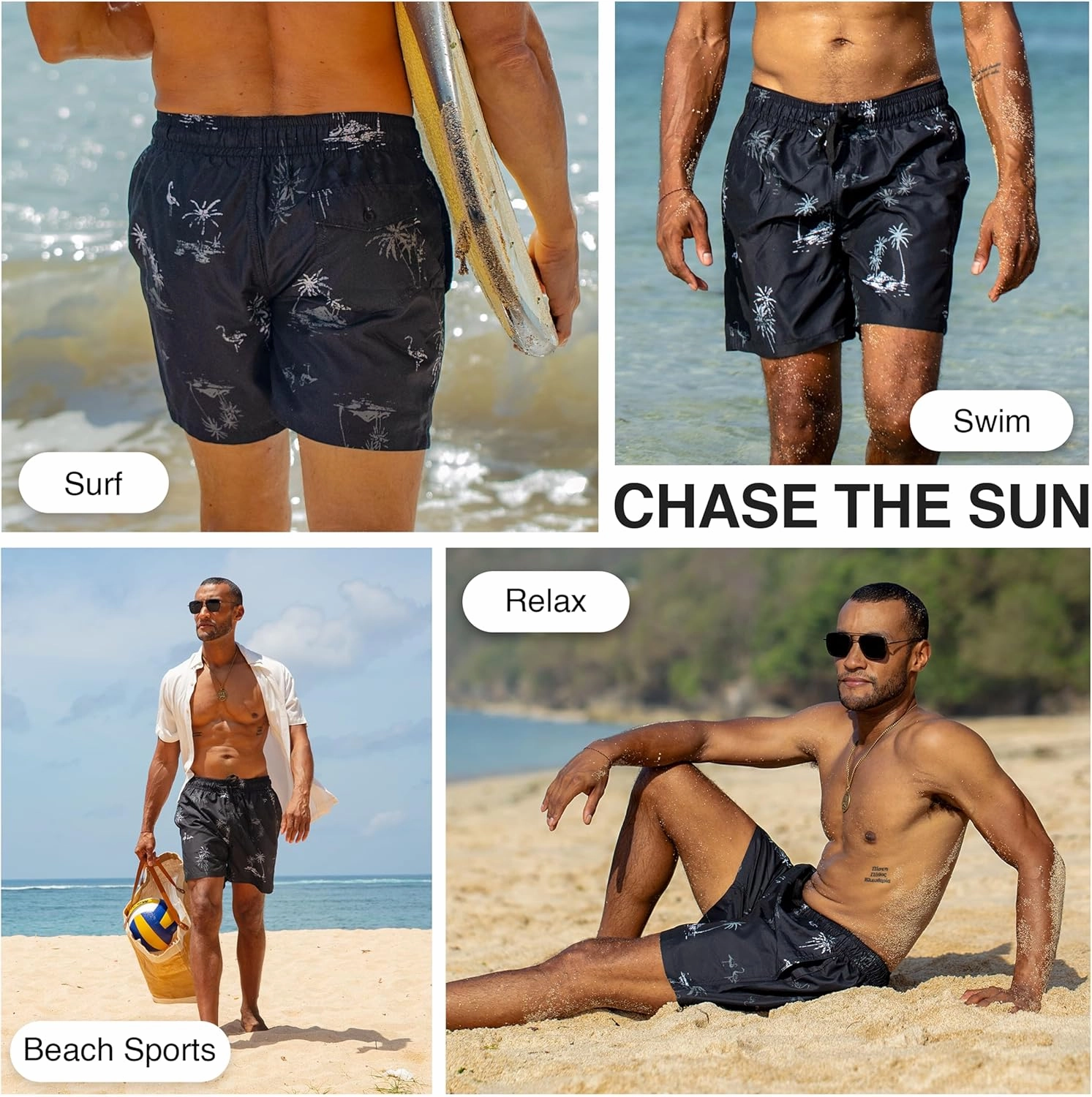 Kanu Surf Men's Wade Trunks Quick-Dry Swim Shorts, 5.5 C 9 Inch Inseam (Regular & Extended Sizes)