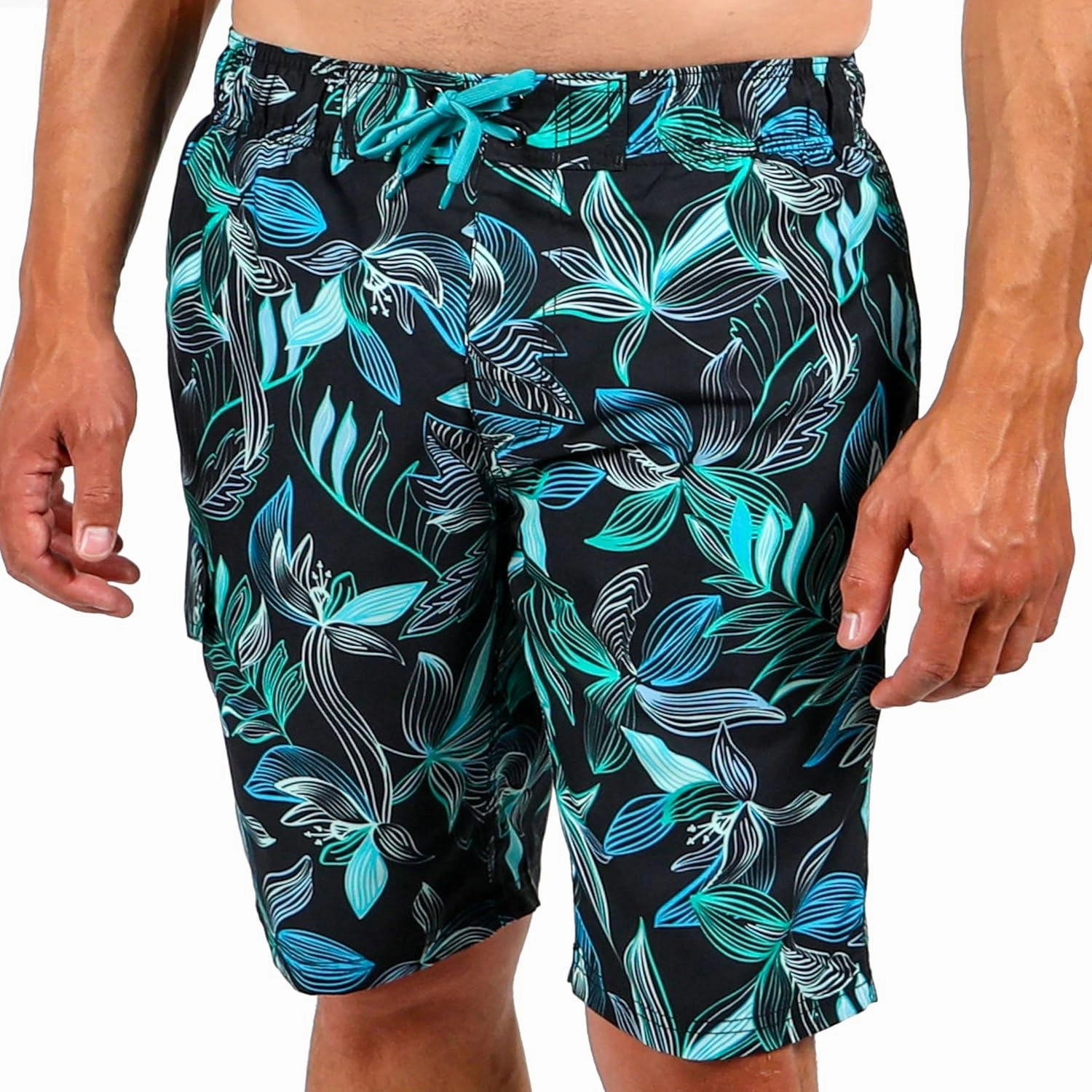 Kanu Surf Men's Wade Trunks Quick-Dry Swim Shorts, 5.5 C 9 Inch Inseam (Regular & Extended Sizes)