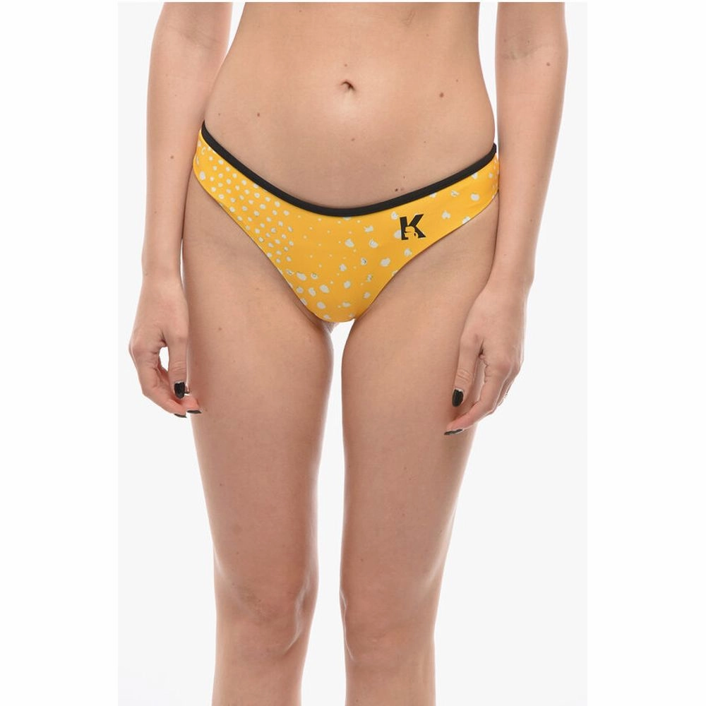 Karl Lagerfeld Bikini Bottom DOTS With Contrasting Printed Women's Details
