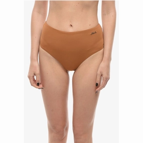 Karl Lagerfeld High Waist Bikini Bottom with Women's Logo