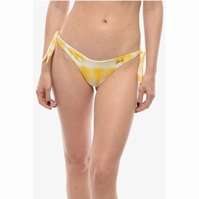Karl Lagerfeld Tie Dye Effect Bottom Bikini with Knotted Women's Laces