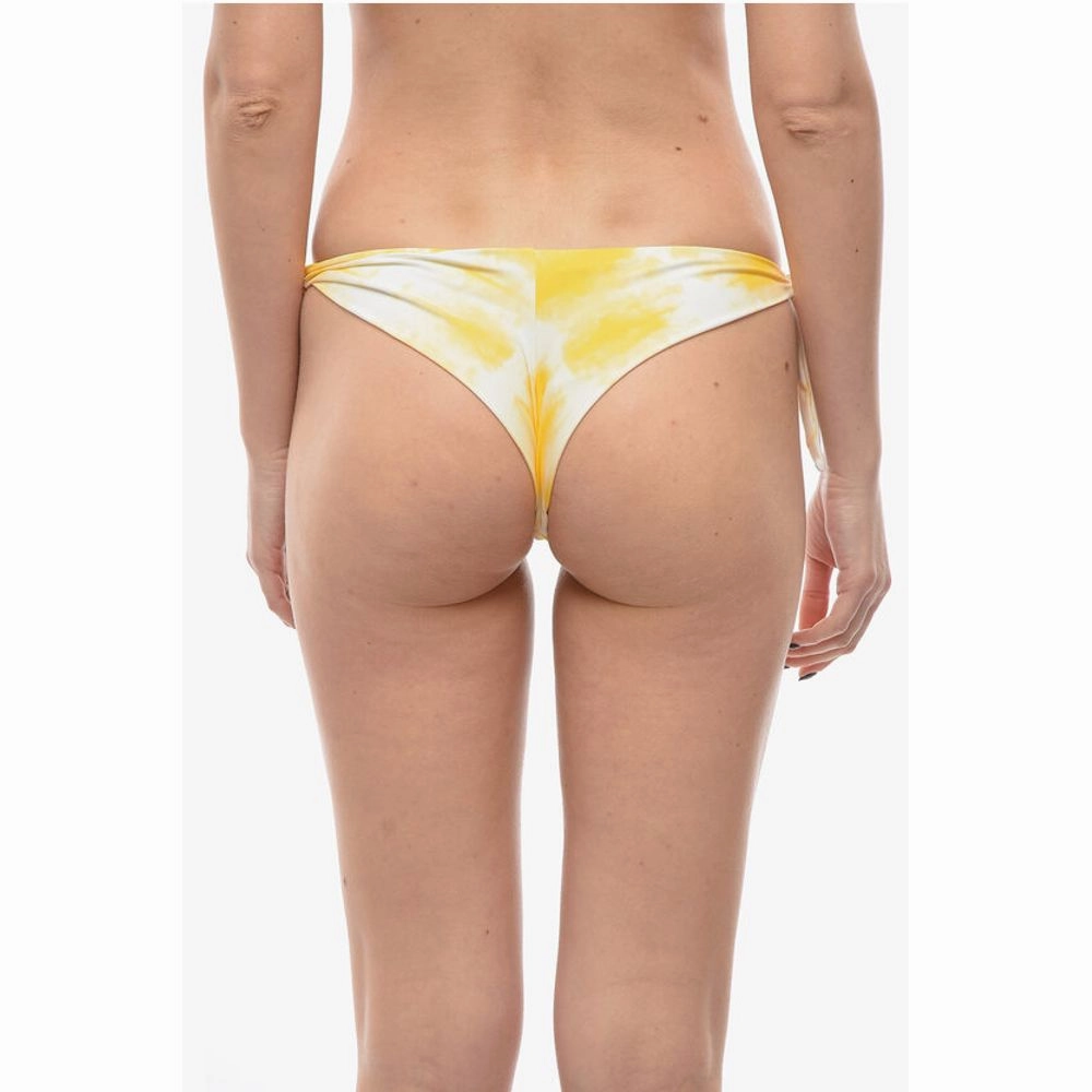 Karl Lagerfeld Tie Dye Effect Bottom Bikini with Knotted Women's Laces