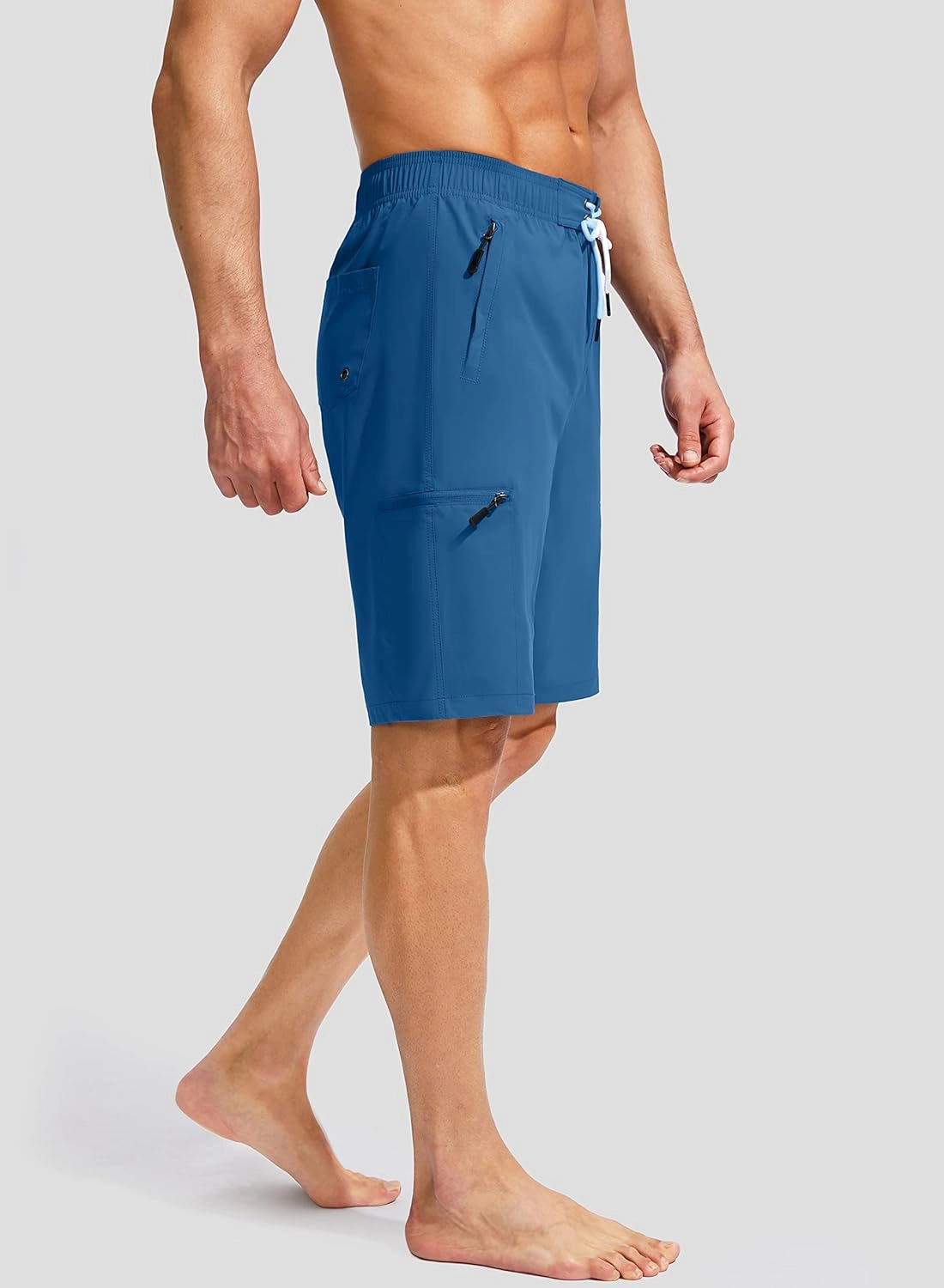 Kayrth Men's Swim Trunks Quick Dry Board Shorts with 5 Pockets Swimsuit Swimwear for Men - No Mesh Liner