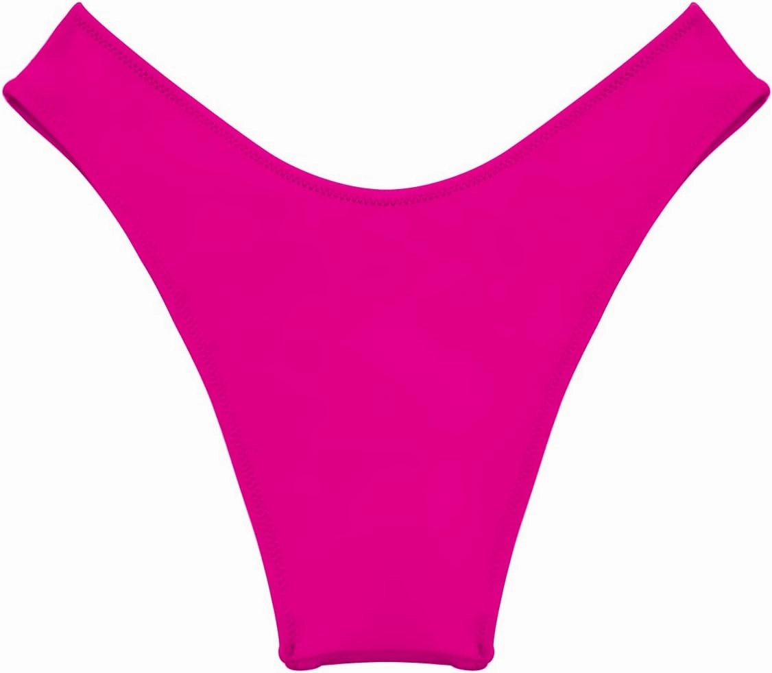 Kepblom Women's Low Rise High Cut Bikini Bottom