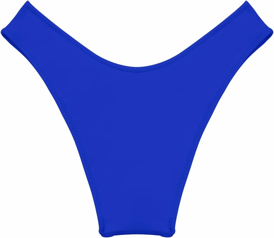 Kepblom Women's Low Rise High Cut Bikini Bottom