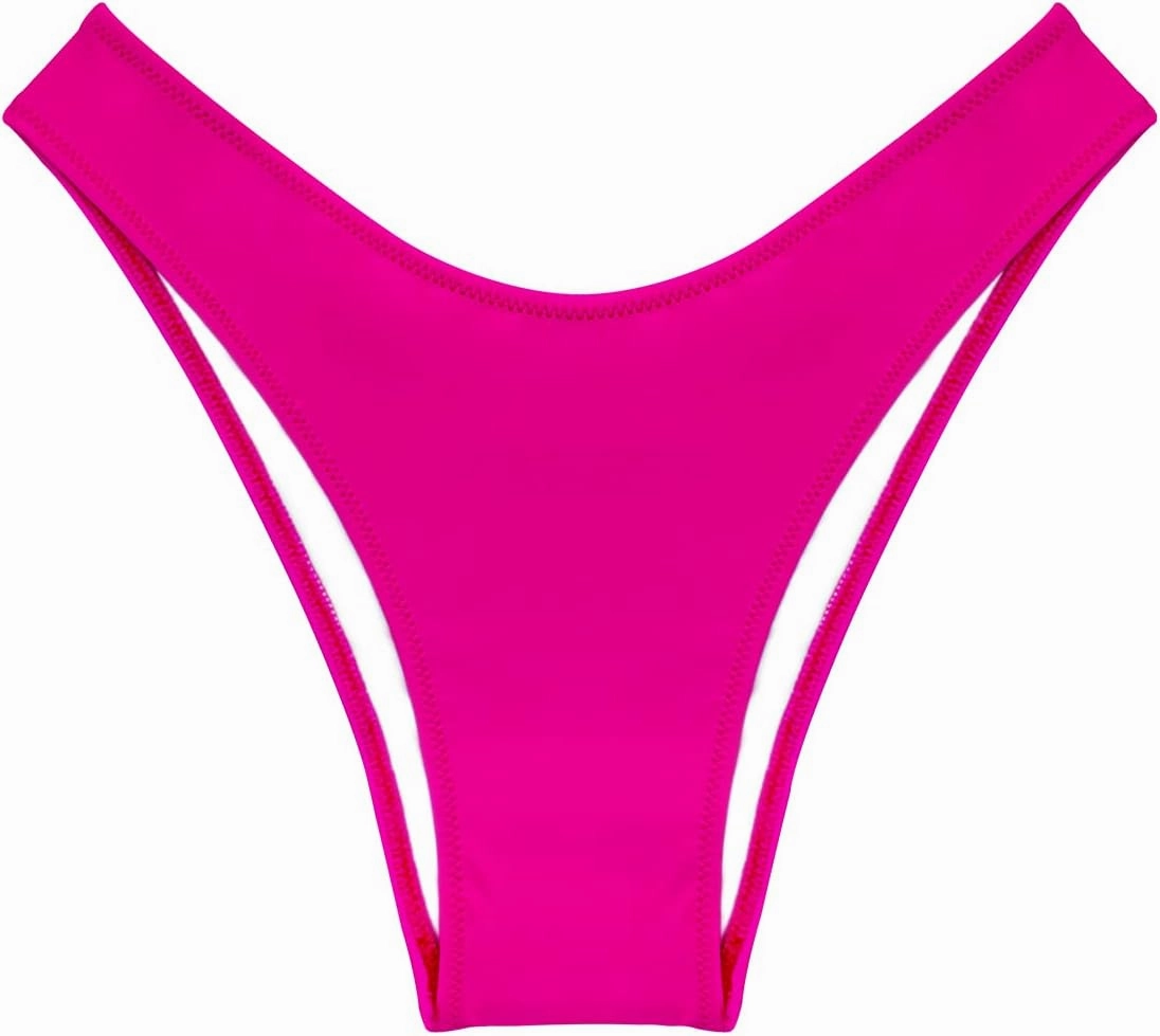 Kepblom Women's Low Rise High Cut Bikini Bottom