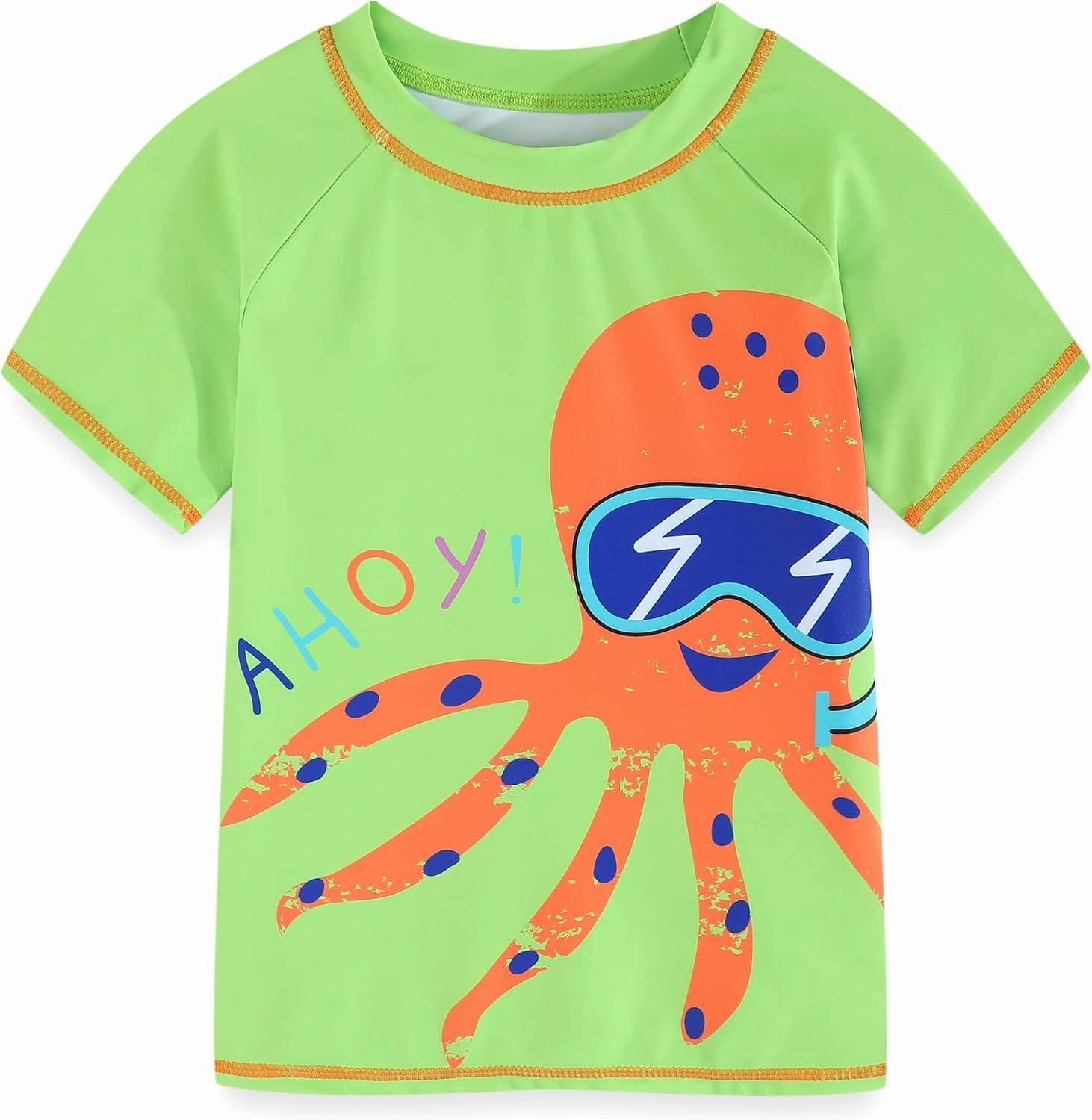 Kids Swimsuit Boys Rash Guard Swim Trunks UPF 50  Fishing Surfing Beach Bathing Suit Quick Dry Toddler Swimwear Set