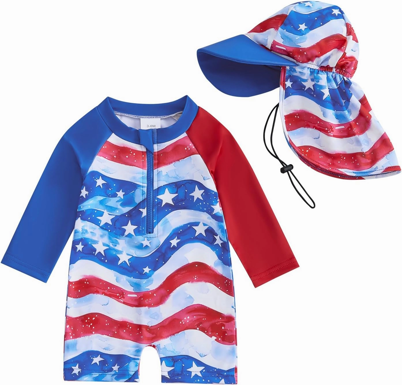 KMBANGI Toddler Baby Boy Mallard Swimsuit Kids Rash Guard Long Sleeve One Piece Bathing Suit Duck Hunting Swimwear with Hat