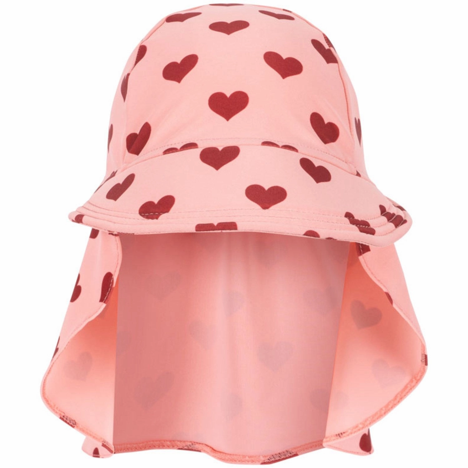 Konges Sljd Amour Pink Manuca Frill Sun hat Grs