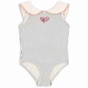 Konges Sljd Blue Stripe Gina Swimsuit Grs