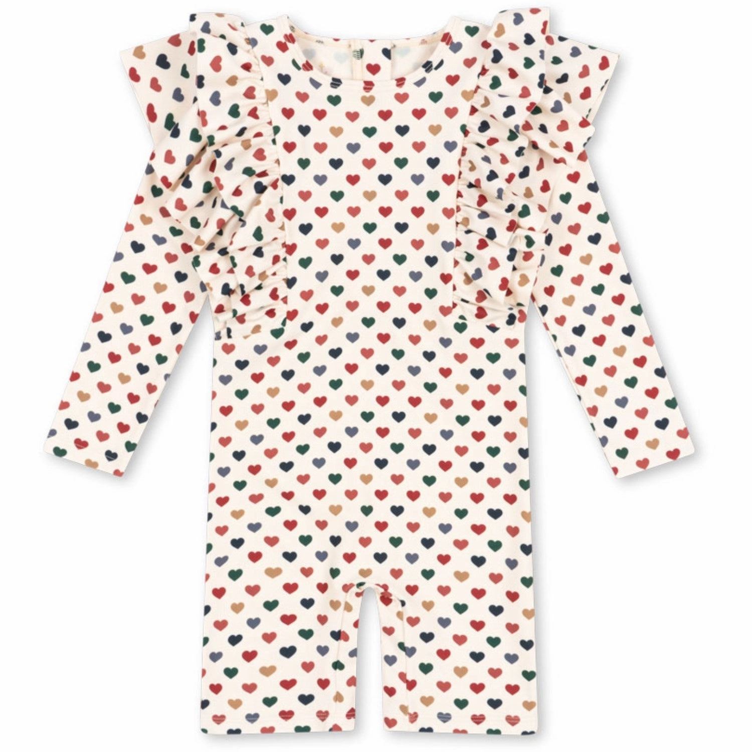 Konges Sljd Coeur Color Manuca Frill Onesie Grs